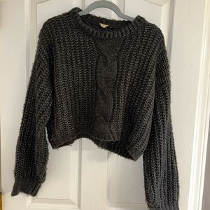 Garage grey knit sweater!!